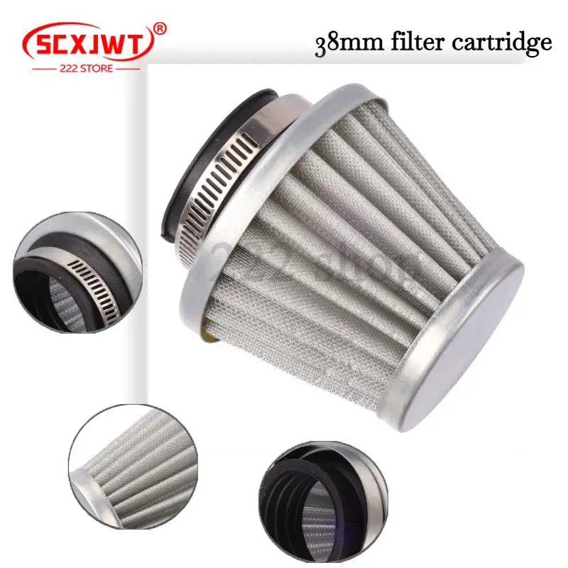 Motorcycle 38mm Air Filter Mushroom Head Filters Universal Carburetor Air Intake Filter Cleaner Motocross ATV Dirt Bike
Motorcycle 38mm Air Filter Mushroom Head Filters Universal Carburetor Air Intake Filter Cleaner Motocross ATV Dirt Bike