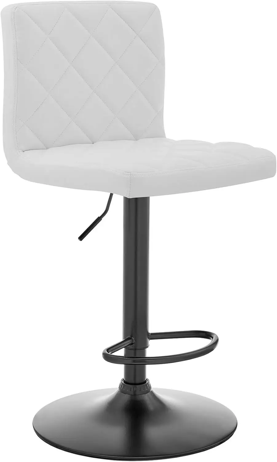 Duval Modern Adjustable Height Swivel White Faux Leather Swivel Bar Stool For Kitchen Island Counter
Duval Modern Adjustable Height Swivel White Faux Leather Swivel Bar Stool For Kitchen Island Counter