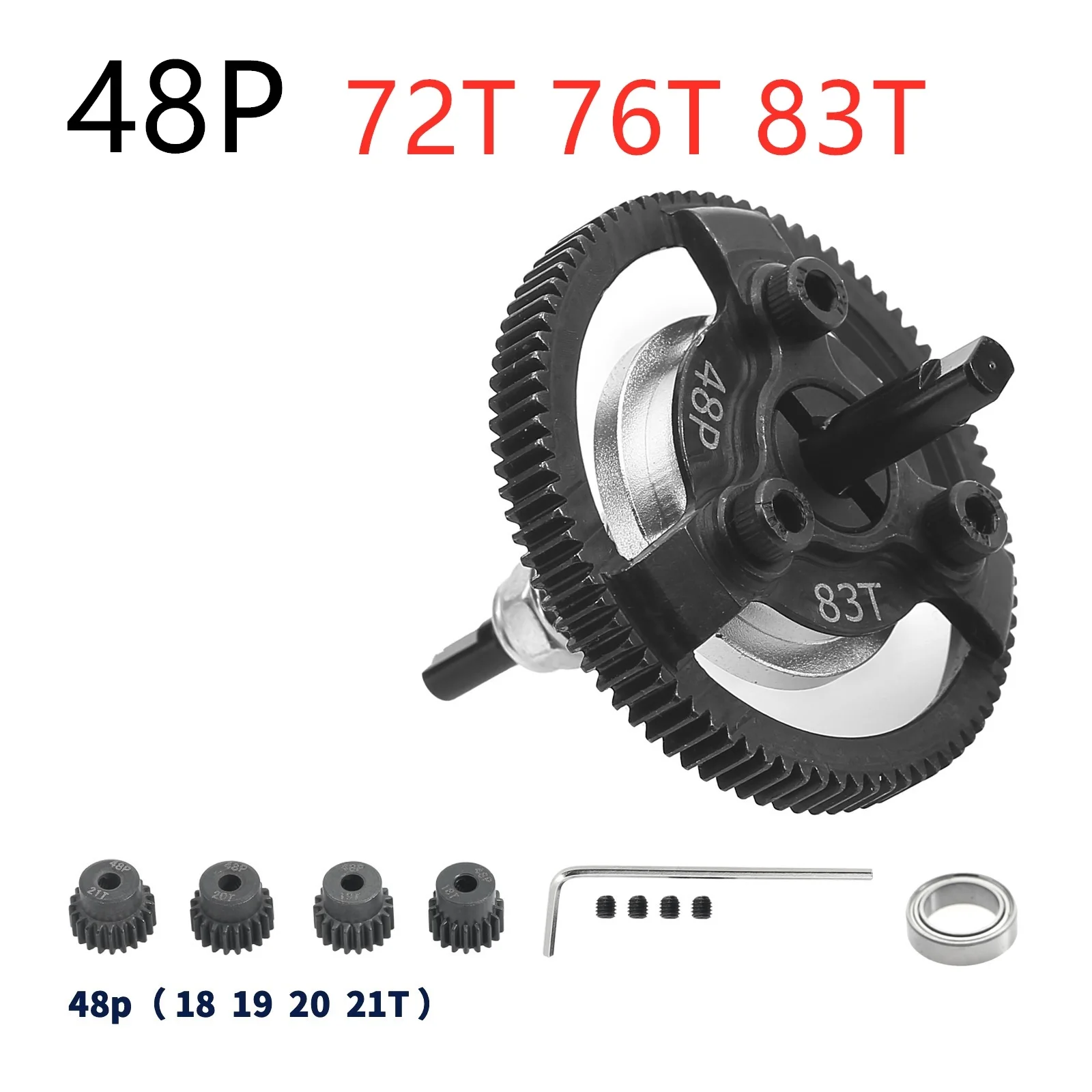 Стальная 48P 72T 76T 83T прямая Шестерня сцепления и шестерня для 1/10 Traxxas Ford Fiesta Telluride RC запчасти для автомобилей
Стальная 48P 72T 76T 83T прямая Шестерня сцепления и шестерня для 1/10 Traxxas Ford Fiesta Telluride RC запчасти для автомобилей