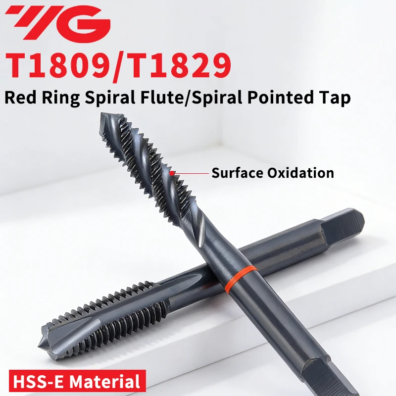 1PCS YG HSSE OX Metric Spiral FlutedT1809/Pointed TapT1829 Fin Thread Red Ring M25-M36 Machine Screw Thread Taps M25M26M27M28M30
1PCS YG HSSE OX Metric Spiral FlutedT1809/Pointed TapT1829 Fin Thread Red Ring M25-M36 Machine Screw Thread Taps M25M26M27M28M30