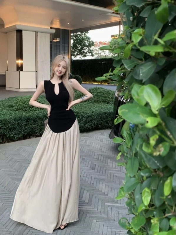 Новый летний комплект с длинной юбкой длиной до колена для более высоких женщин, китайский костюм Ele Young Faionable, костюм из двух предметов
Новый летний комплект с длинной юбкой длиной до колена для более высоких женщин, китайский костюм Ele Young Faionable, костюм из двух предметов