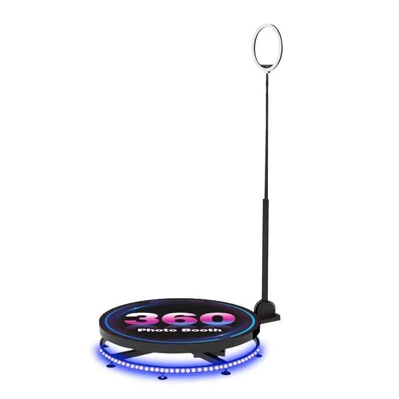 Photo booth automatic rotating circle metal platform supports 4 to 6 people
Photo booth automatic rotating circle metal platform supports 4 to 6 people