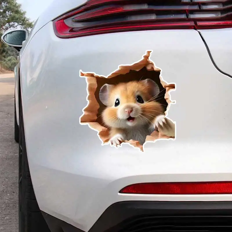 Hamster Through the Wall Car Sticker Waterproof Vinyl Decal on Bumper Rear Window Laptop Self-adhesive Decal Accessories Y880
Hamster Through the Wall Car Sticker Waterproof Vinyl Decal on Bumper Rear Window Laptop Self-adhesive Decal Accessories Y880
