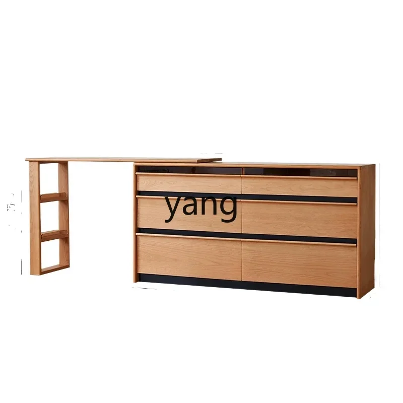 LMM dresser chest integrated desk cherry wood makeup table solid wood corner bedside cabinet
LMM dresser chest integrated desk cherry wood makeup table solid wood corner bedside cabinet