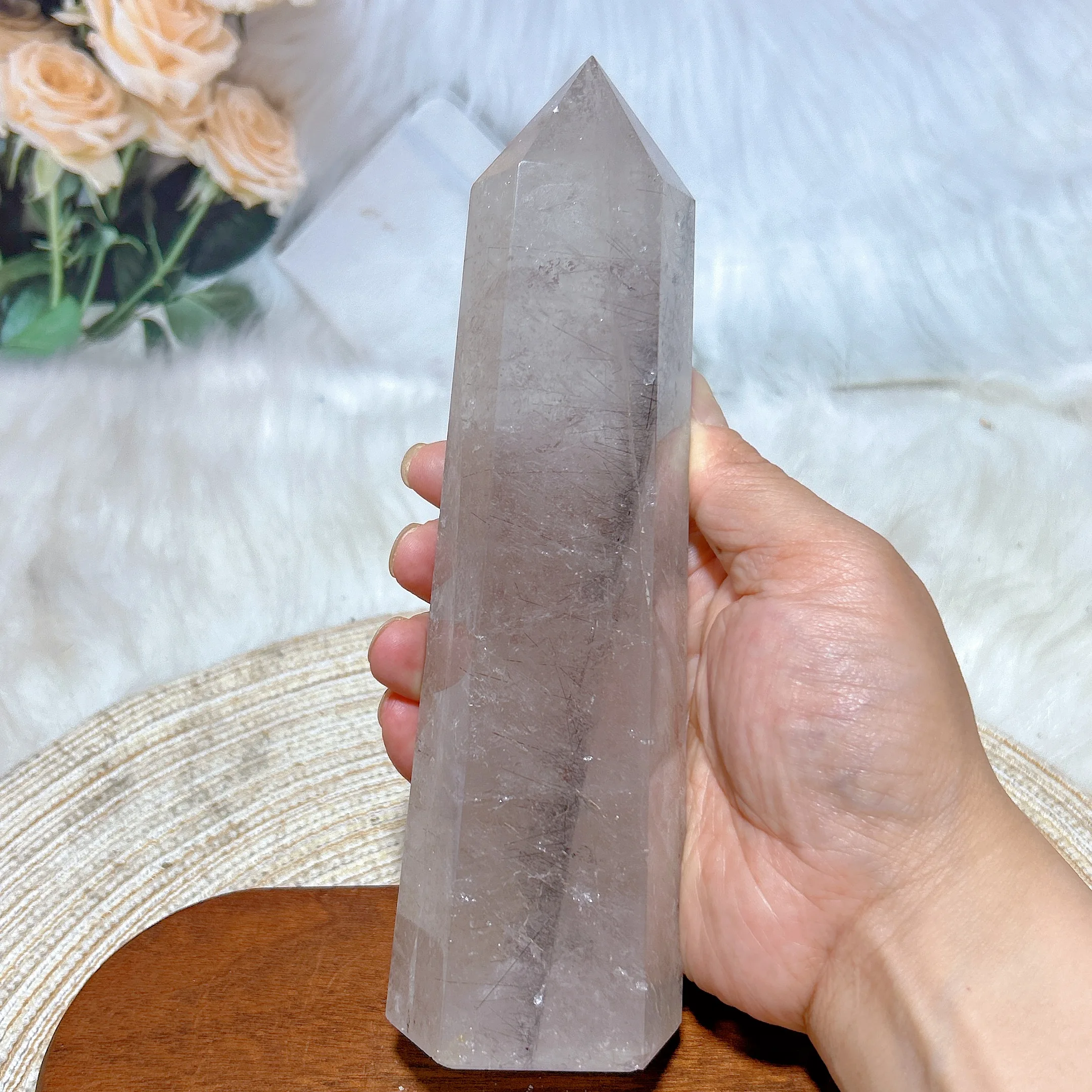 Natural Crystal Black Hair Quartz Tower High Quality Healing Reiki Gemstones Mineral Home Decoration Room Decor Gift
Natural Crystal Black Hair Quartz Tower High Quality Healing Reiki Gemstones Mineral Home Decoration Room Decor Gift