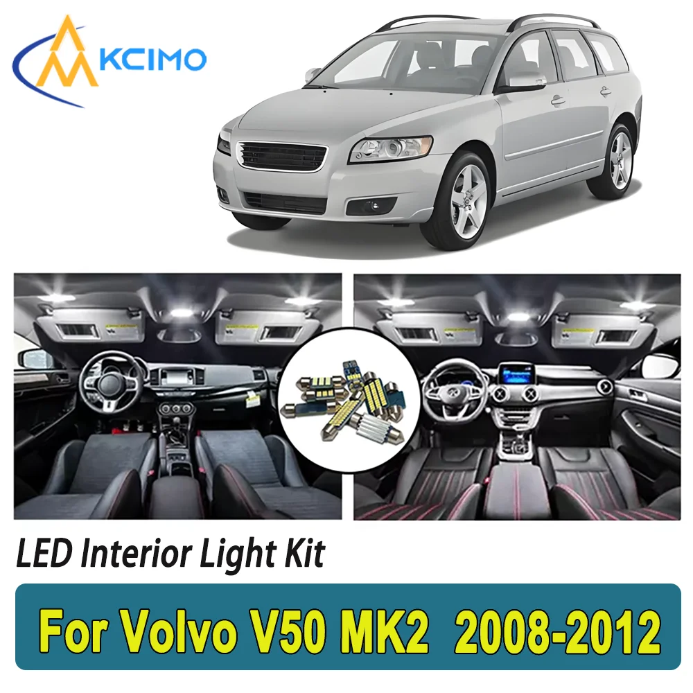 New Light Bulb For Volvo V50 MK2 (2008-2012) Premium Bright LED Interior Dome Map Trunk Light Kit Car Led Lamps Car LED Lights
New Light Bulb For Volvo V50 MK2 (2008-2012) Premium Bright LED Interior Dome Map Trunk Light Kit Car Led Lamps Car LED Lights