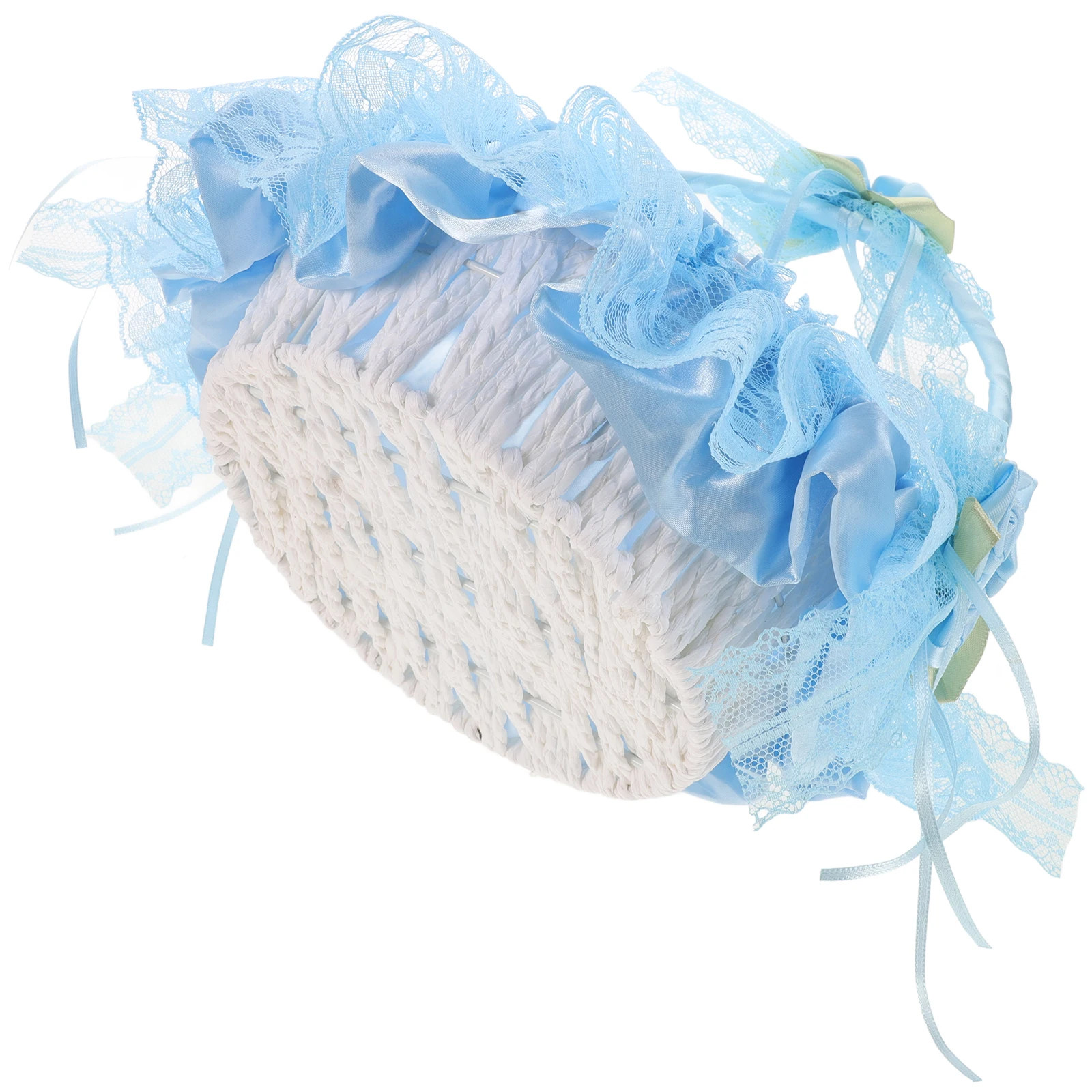 Bamboo Flower Basket H woven Lace Trimmed Bridal Baskets for Wedding Decor Rustic Storage Woven H Petal Holder
Bamboo Flower Basket H woven Lace Trimmed Bridal Baskets for Wedding Decor Rustic Storage Woven H Petal Holder