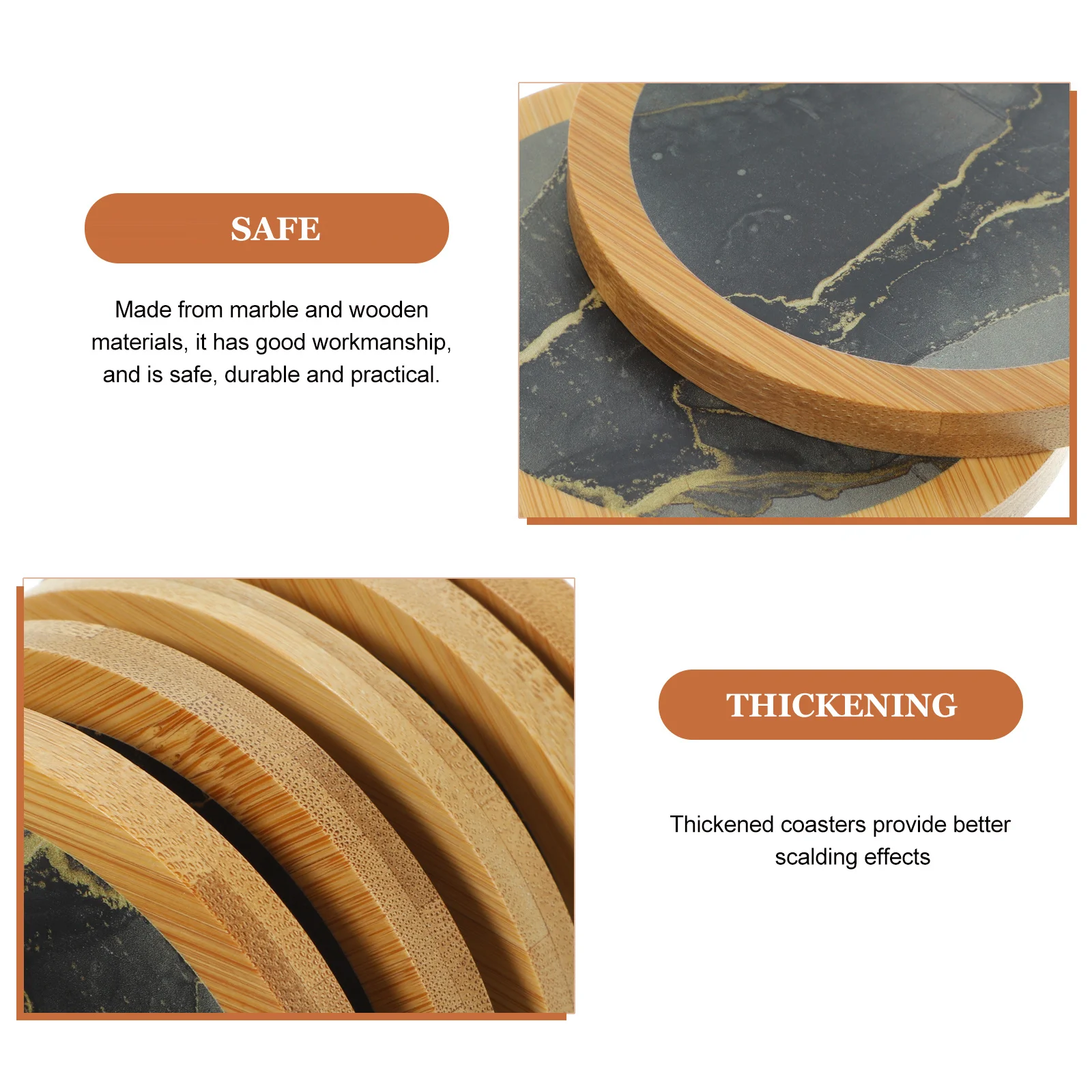 1Set Marble Cup Mat Wooden Round Coaster Heat Resistant Protective Coasters for Home Restaurant Office
1Set Marble Cup Mat Wooden Round Coaster Heat Resistant Protective Coasters for Home Restaurant Office