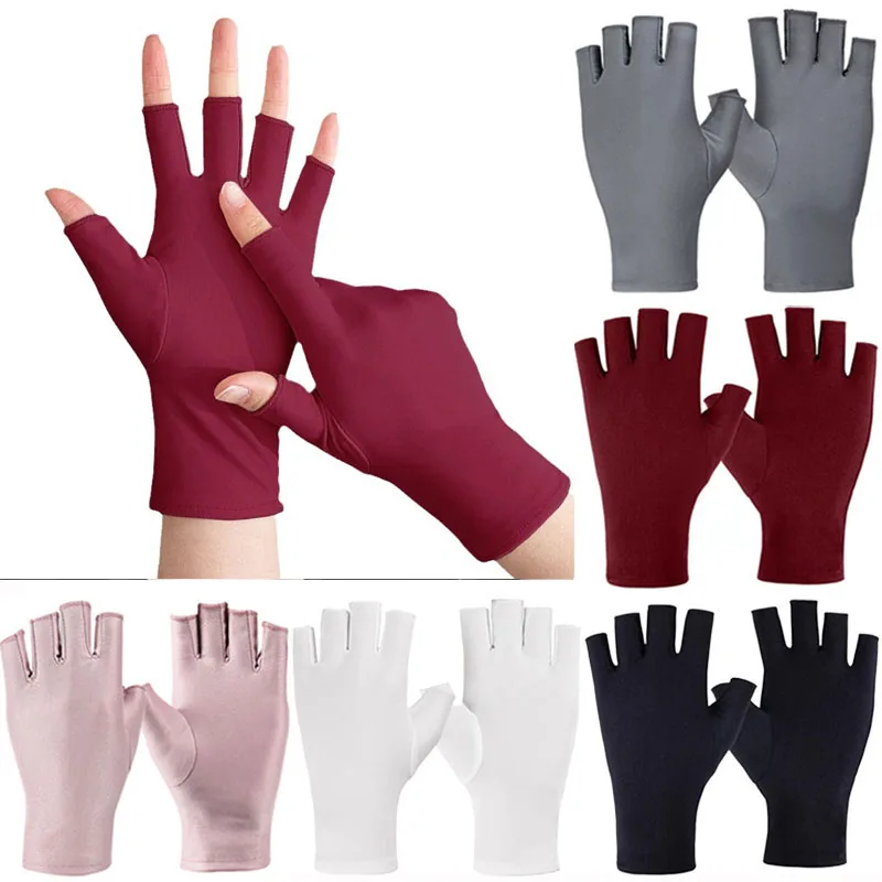 1Pair Summer Women Half Fingers Gloves Breathable Thin Cycling Driving Elasticity Gloves Black White Beige
1Pair Summer Women Half Fingers Gloves Breathable Thin Cycling Driving Elasticity Gloves Black White Beige