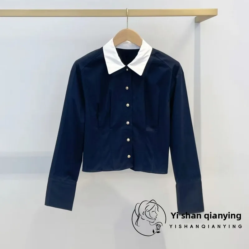 Ранняя осень Faion Color Blo с воротником, повседневный женский топ, приятный для кожи, дышащий, прямой крой
Ранняя осень Faion Color Blo с воротником, повседневный женский топ, приятный для кожи, дышащий, прямой крой