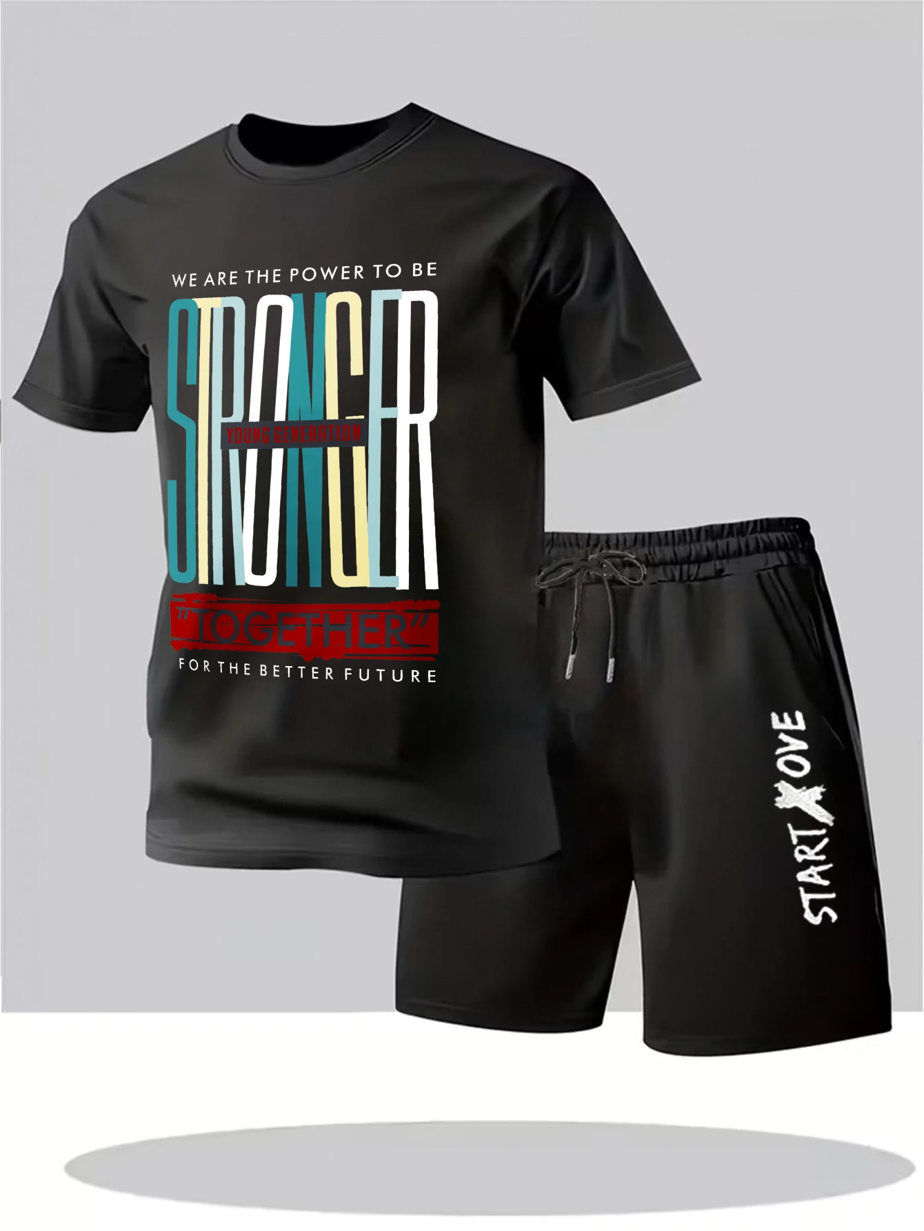 Мужской летний комплект 2025: костюм-двойка для мужчин, тонкий спортивный костюм Y2K с принтом, из полиэстера
Мужской летний комплект 2025: костюм-двойка для мужчин, тонкий спортивный костюм Y2K с принтом, из полиэстера