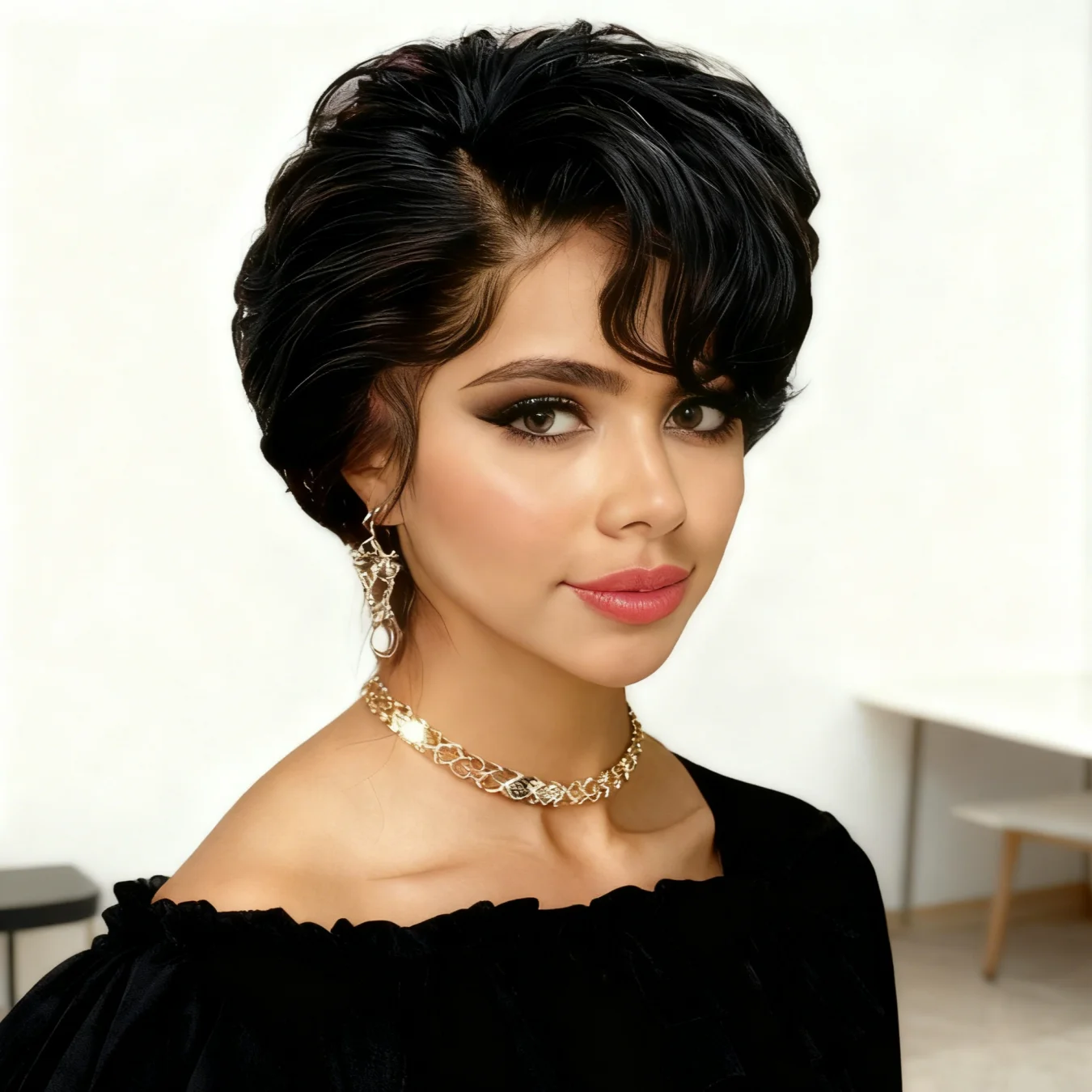 Человеческие волосы 13x4x1 Короткие кружевные парики с стрижкой пикси для женщин Черный прозрачный фронтальный парик с стрижкой пикси Многослойные вьющиеся парики с стрижкой пикси
Человеческие волосы 13x4x1 Короткие кружевные парики с стрижкой пикси для женщин Черный прозрачный фронтальный парик с стрижкой пикси Многослойные вьющиеся парики с стрижкой пикси