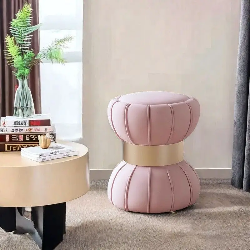 Nordic Dressing Makeup Stool Bedroom Dresser Ottomans Manicure Round Stools Living Room Sofa Low Ottomans Light Luxury Soft Seat
Nordic Dressing Makeup Stool Bedroom Dresser Ottomans Manicure Round Stools Living Room Sofa Low Ottomans Light Luxury Soft Seat