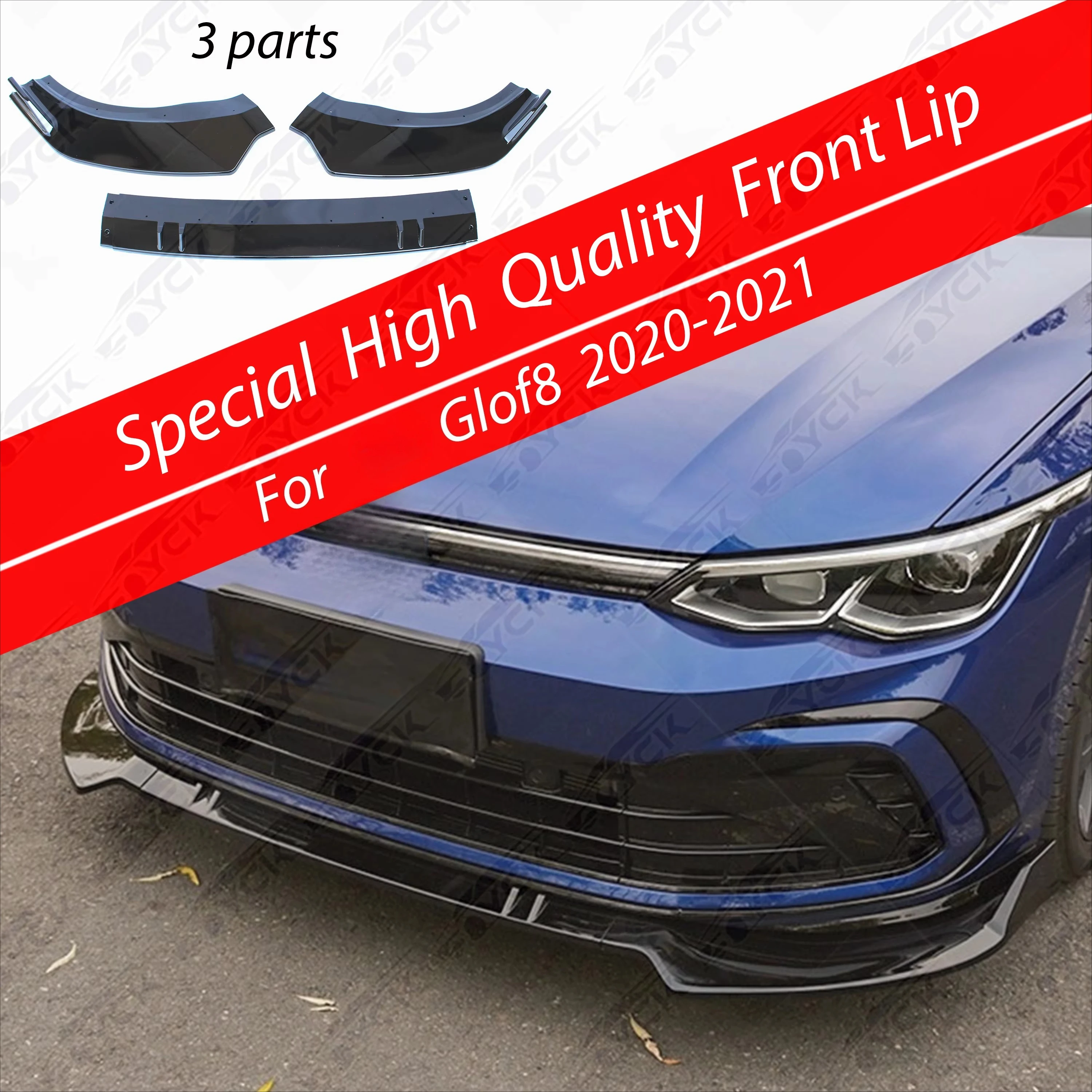 Front Bumper Lip Splitter Deflector Spoiler Panel for Golf 8 Pro R-line GTI Max Blade Style
Front Bumper Lip Splitter Deflector Spoiler Panel for Golf 8 Pro R-line GTI Max Blade Style