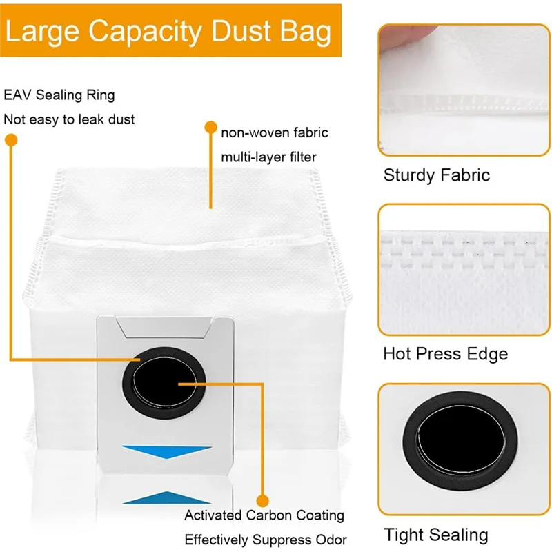 A15F-For Ecovacs Deebot T20 PRO, T20 PRO PLUS, T20 MAX, T20 OMNI Robot Vacuum Cleaner Main Side Brush Hepa Filter Dust Bags
A15F-For Ecovacs Deebot T20 PRO, T20 PRO PLUS, T20 MAX, T20 OMNI Robot Vacuum Cleaner Main Side Brush Hepa Filter Dust Bags