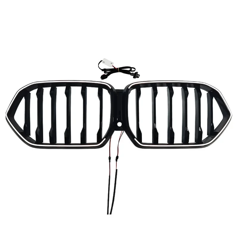 Suitable for For BMW X6 G06 2019-2023 Front Kidney Grille LED luminous Racing Grills Single Slat Style Car Upper Bumper Hood
Suitable for For BMW X6 G06 2019-2023 Front Kidney Grille LED luminous Racing Grills Single Slat Style Car Upper Bumper Hood