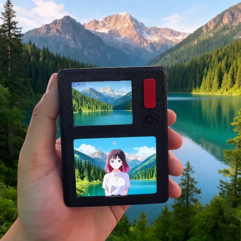 AI Smart Dual-Screen Mini Camera | Real Scene to Anime Conversion, Voice Interaction, Virtual Character, Portable Tech Gift
AI Smart Dual-Screen Mini Camera | Real Scene to Anime Conversion, Voice Interaction, Virtual Character, Portable Tech Gift