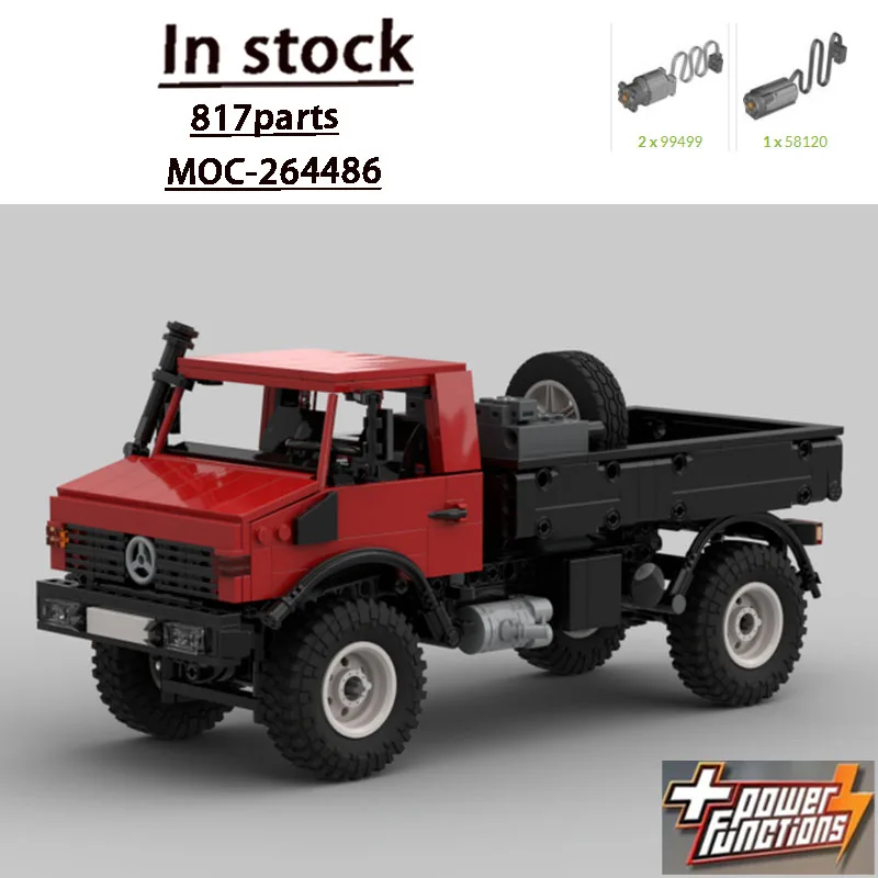 MOC-264486 New City Red Cargo Truck Building Block Model, 817 Parts, Boys' Children's Birthday and Christmas Toy Gift
MOC-264486 New City Red Cargo Truck Building Block Model, 817 Parts, Boys' Children's Birthday and Christmas Toy Gift