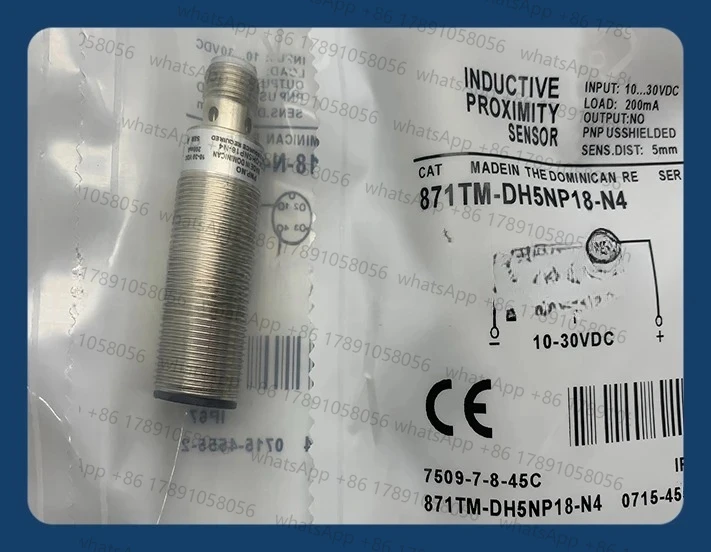 871TM-DH4NE12 DH4NN12 DH4NP12-D4/N4 New Metal Sensor Proximity Switch in Stock
871TM-DH4NE12 DH4NN12 DH4NP12-D4/N4 New Metal Sensor Proximity Switch in Stock