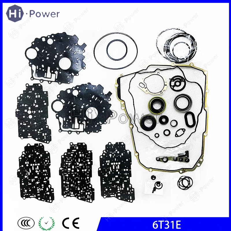 6T31E Automatic Transmission Overhaul Repair Kit For GM 6T31 Car Gearbox Clutch Seal Kit Gasket
6T31E Automatic Transmission Overhaul Repair Kit For GM 6T31 Car Gearbox Clutch Seal Kit Gasket
