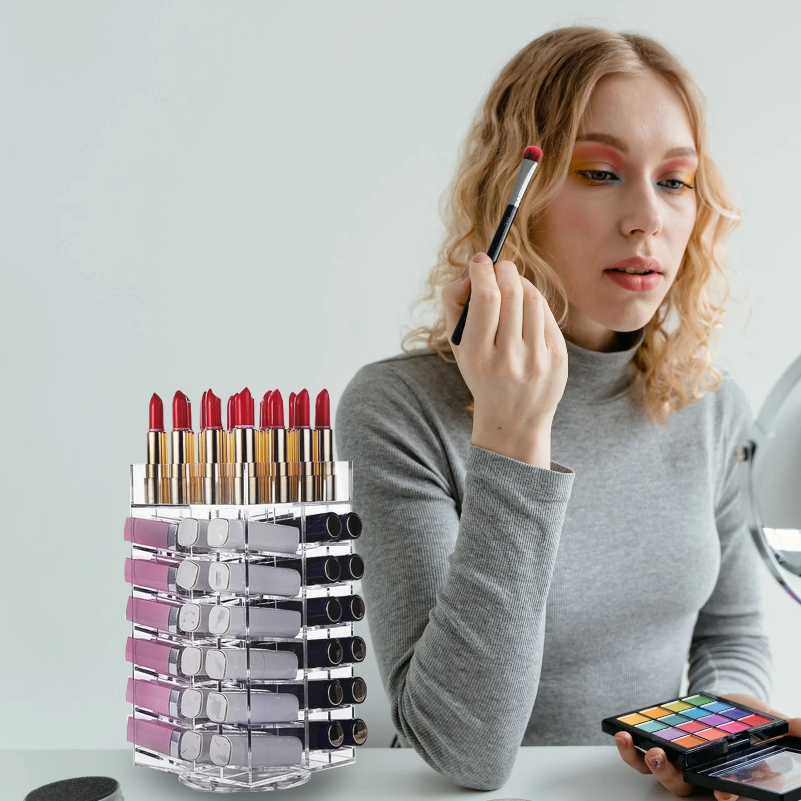 Lipstick Display Rack Acrylic Holder Rotatable St Storage Box Makeup Brush ganizer durable practical long lasting simple clean
Lipstick Display Rack Acrylic Holder Rotatable St Storage Box Makeup Brush ganizer durable practical long lasting simple clean