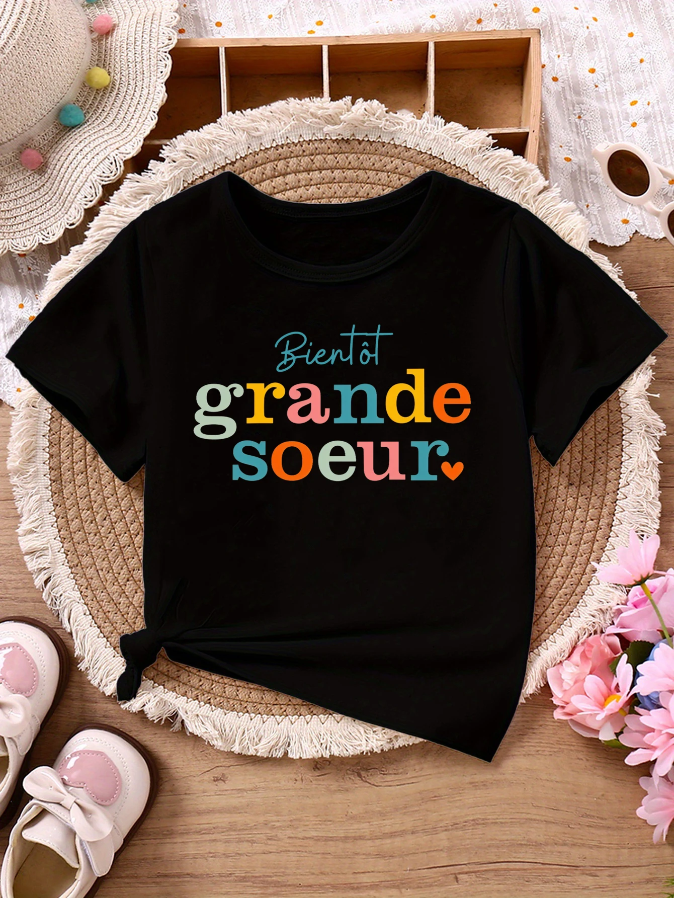 Soon Big Sister Printed T Shirt Girls Pregnancy Announcement T-Shirt Kawaii Kids Clothes Summer Short Sleeve T-Shirt
Soon Big Sister Printed T Shirt Girls Pregnancy Announcement T-Shirt Kawaii Kids Clothes Summer Short Sleeve T-Shirt