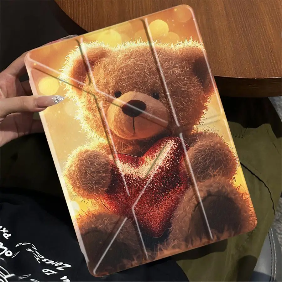 Whimsical Character Design Bear Holder Cover Tablet Case For iPad Pro 11th 10th 9th 8th 7th 12.9inch Pro 2025 Air 4 5 M3 M2 1 2
Whimsical Character Design Bear Holder Cover Tablet Case For iPad Pro 11th 10th 9th 8th 7th 12.9inch Pro 2025 Air 4 5 M3 M2 1 2