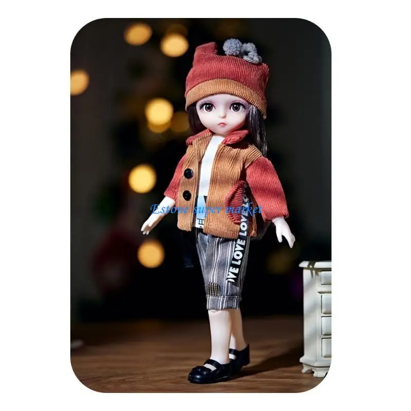 090B 5D Eyes Eyelashes Birthday Gift Spherical Joint for Doll for Play Sets Clothes S
090B 5D Eyes Eyelashes Birthday Gift Spherical Joint for Doll for Play Sets Clothes S