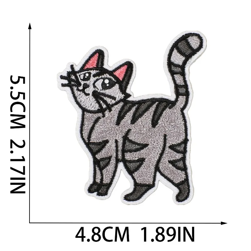 2025 Various Poses of Cartoon Cat Sew/Iron On Embroidery Patch for DIY Clothes T-shirt Hat Jeans Shoes Bags Coats
2025 Various Poses of Cartoon Cat Sew/Iron On Embroidery Patch for DIY Clothes T-shirt Hat Jeans Shoes Bags Coats