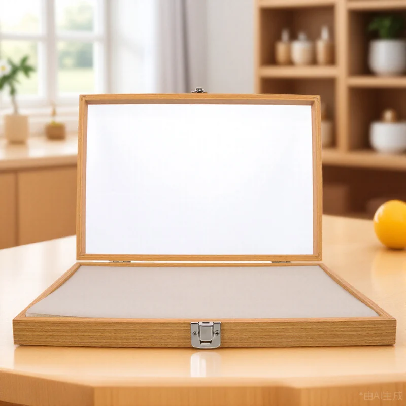 Brooch Pin Case With Clear Lid Jewelry Display Box Scratch Resistant Multi-Purpose Storage Organizer For Rings Necklaces