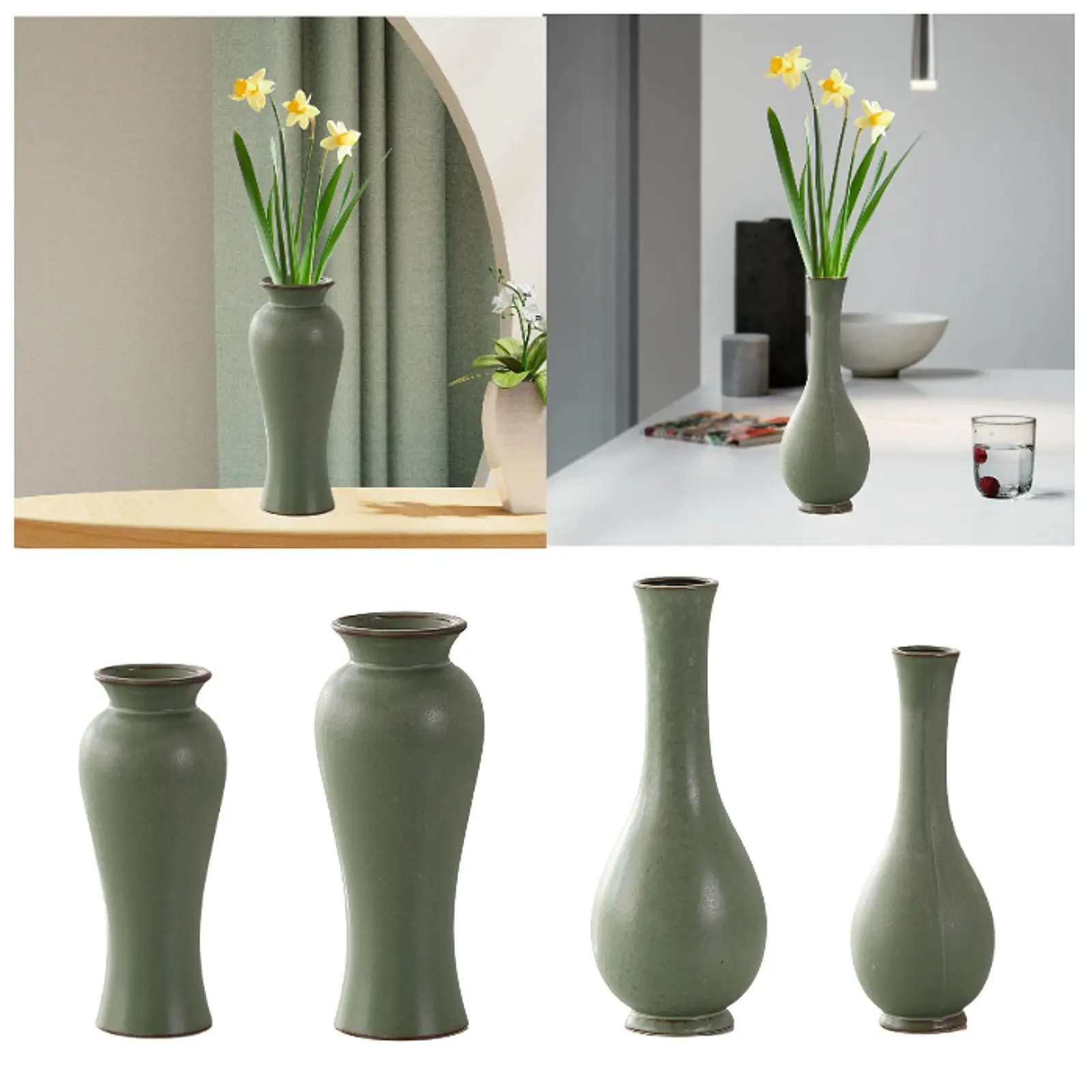 Ceramic Vase Table Centerpiece Porcelain Flower Bottle for Table Mantel Housewarming Dried Flower Arrangement Housewarming Gift
Ceramic Vase Table Centerpiece Porcelain Flower Bottle for Table Mantel Housewarming Dried Flower Arrangement Housewarming Gift