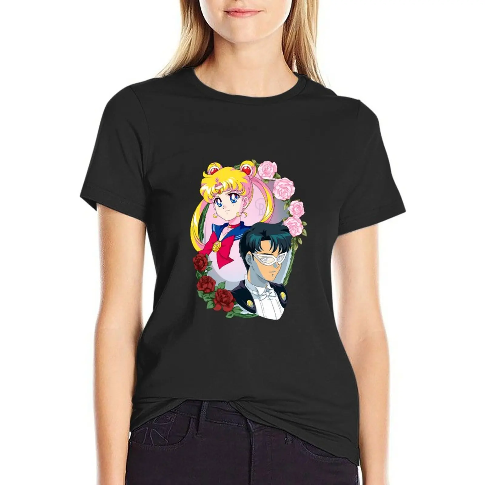 Tuxedo and Moon T-Shirt shirts graphic tees tops Short sleeve tee white t-shirts for Women
Tuxedo and Moon T-Shirt shirts graphic tees tops Short sleeve tee white t-shirts for Women