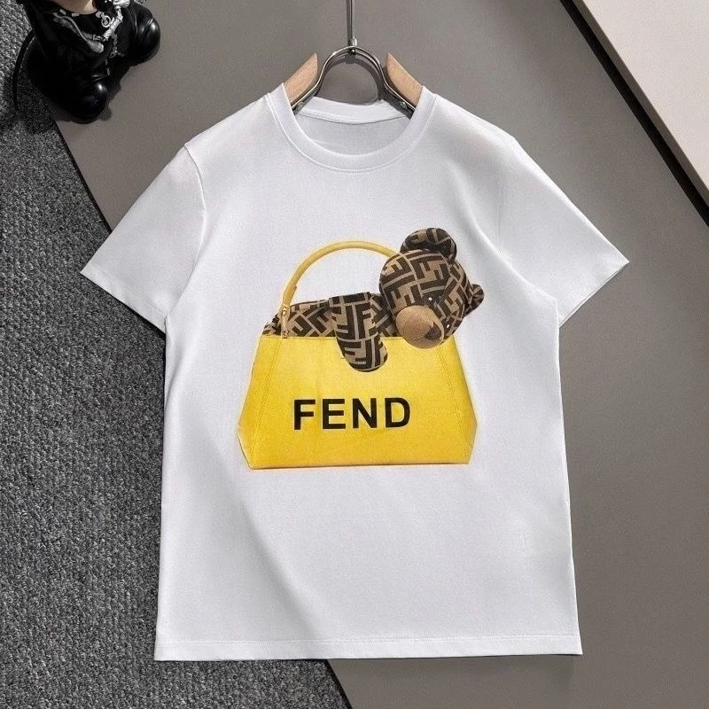 2025 Summer New Handbag Bear Letter Printed T-shirt Plus Size Round Neck Women's Casual Short Sleeve Classic
2025 Summer New Handbag Bear Letter Printed T-shirt Plus Size Round Neck Women's Casual Short Sleeve Classic