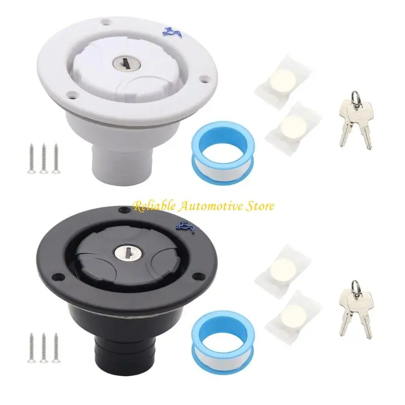 M68B Universal Locking Water Inlet Leak Proof Threaded Connection Includes 2 Security Keys & Maintenance for Boats Trailers
M68B Universal Locking Water Inlet Leak Proof Threaded Connection Includes 2 Security Keys & Maintenance for Boats Trailers