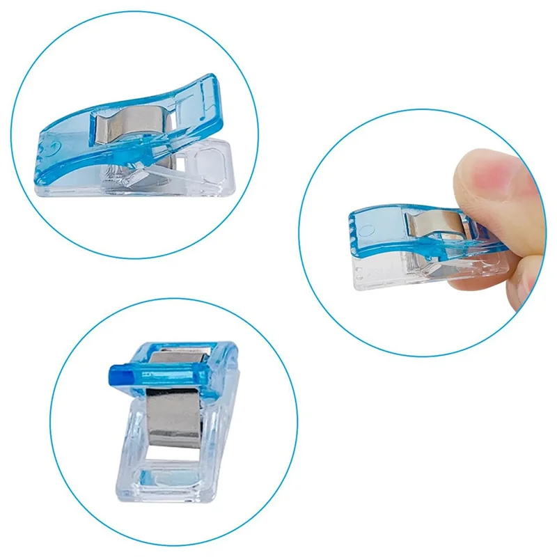 Premium Plastic Clips 100 Pack Sewing Clips For Quilting And Crafts With Tin Box, Assorted Colors, 1 Sewing Tape Measure-Y78A
Premium Plastic Clips 100 Pack Sewing Clips For Quilting And Crafts With Tin Box, Assorted Colors, 1 Sewing Tape Measure-Y78A