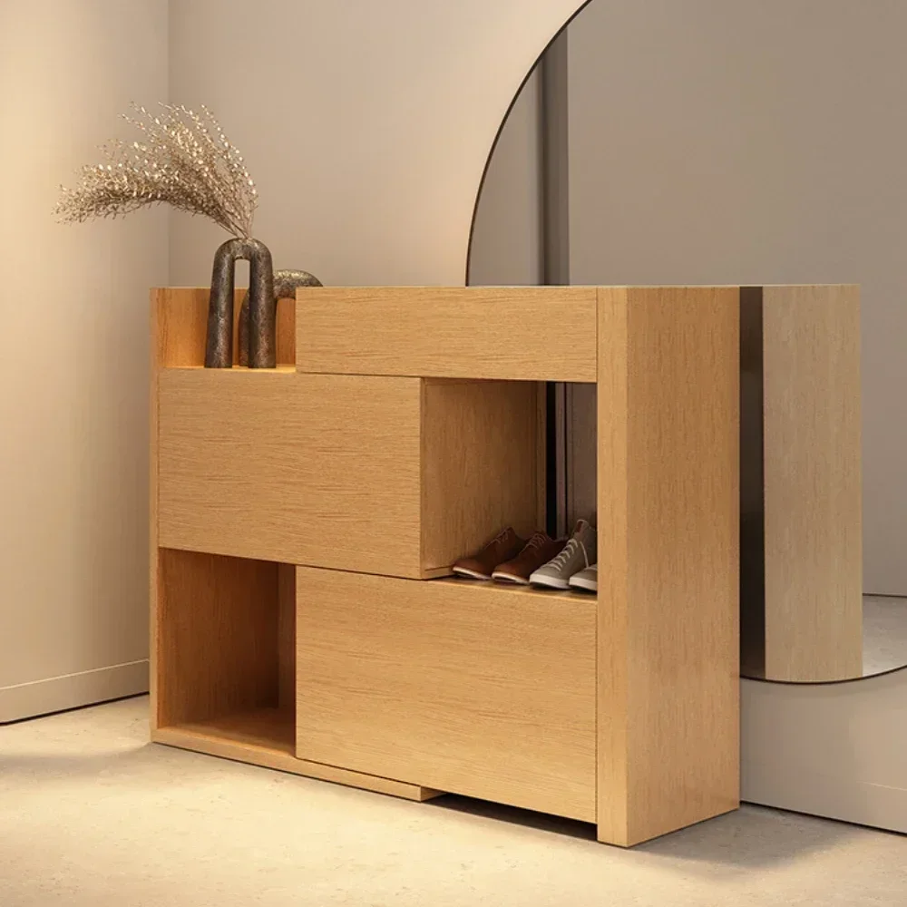 Chic Style Shoe Cabinet Home Doorway Simple Modern Living Room Log Style Hallway
Chic Style Shoe Cabinet Home Doorway Simple Modern Living Room Log Style Hallway