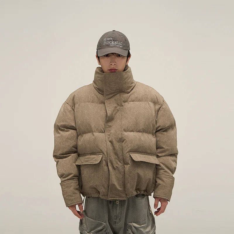 2026 Winter Beauty Trend Wasteland Style Niche Distressed Cotton Clothes Men's Designs Handsome Coats Jackets Bread Clothes
2026 Winter Beauty Trend Wasteland Style Niche Distressed Cotton Clothes Men's Designs Handsome Coats Jackets Bread Clothes