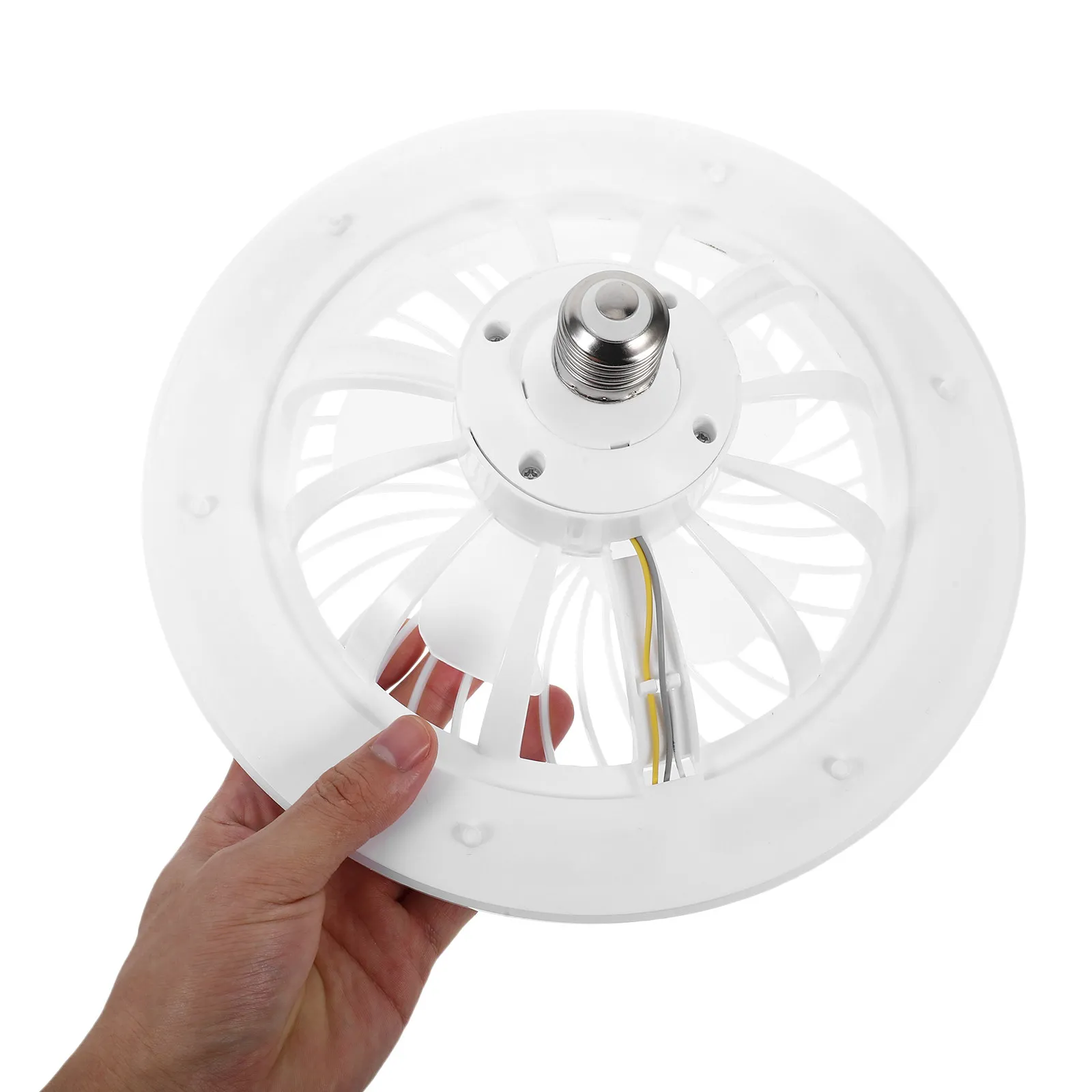 Mini E27 Screw-in Fan Light with Remote Adjustable Brightness Color Temperature Silent Operation for Bedroom Living Room Kitchen
Mini E27 Screw-in Fan Light with Remote Adjustable Brightness Color Temperature Silent Operation for Bedroom Living Room Kitchen