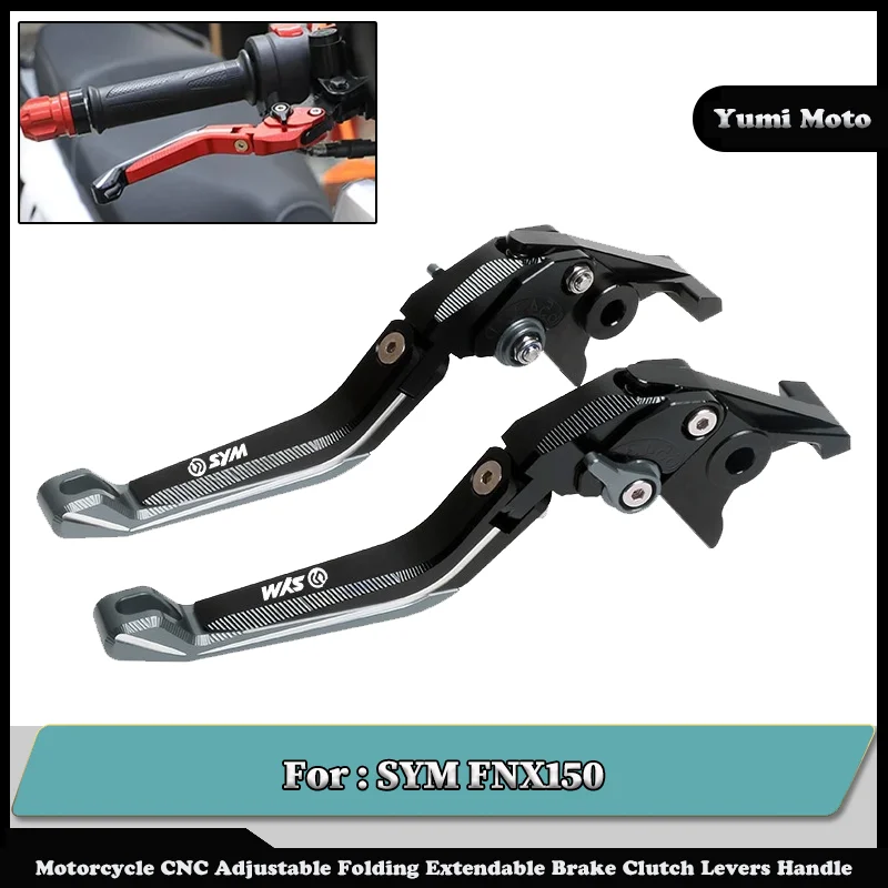NEW Motorcycle Folding Adjustable Brake Clutch Levers Handlebar Grips Motorcycle Parts For SYM FNX150
NEW Motorcycle Folding Adjustable Brake Clutch Levers Handlebar Grips Motorcycle Parts For SYM FNX150