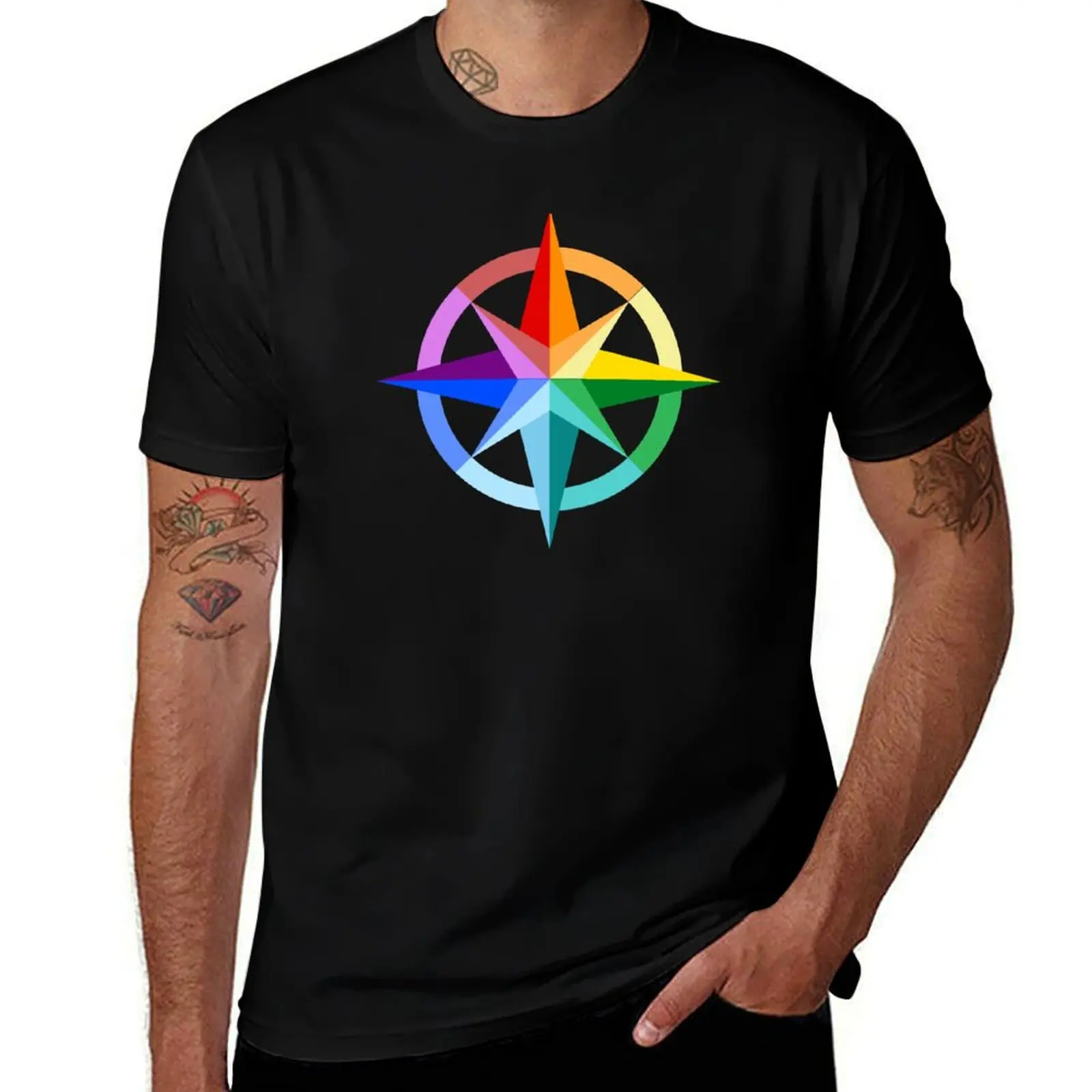 Rainbow Compass Rose T-Shirt aesthetic clothes fashion shirts Clothing clothes for men
Rainbow Compass Rose T-Shirt aesthetic clothes fashion shirts Clothing clothes for men