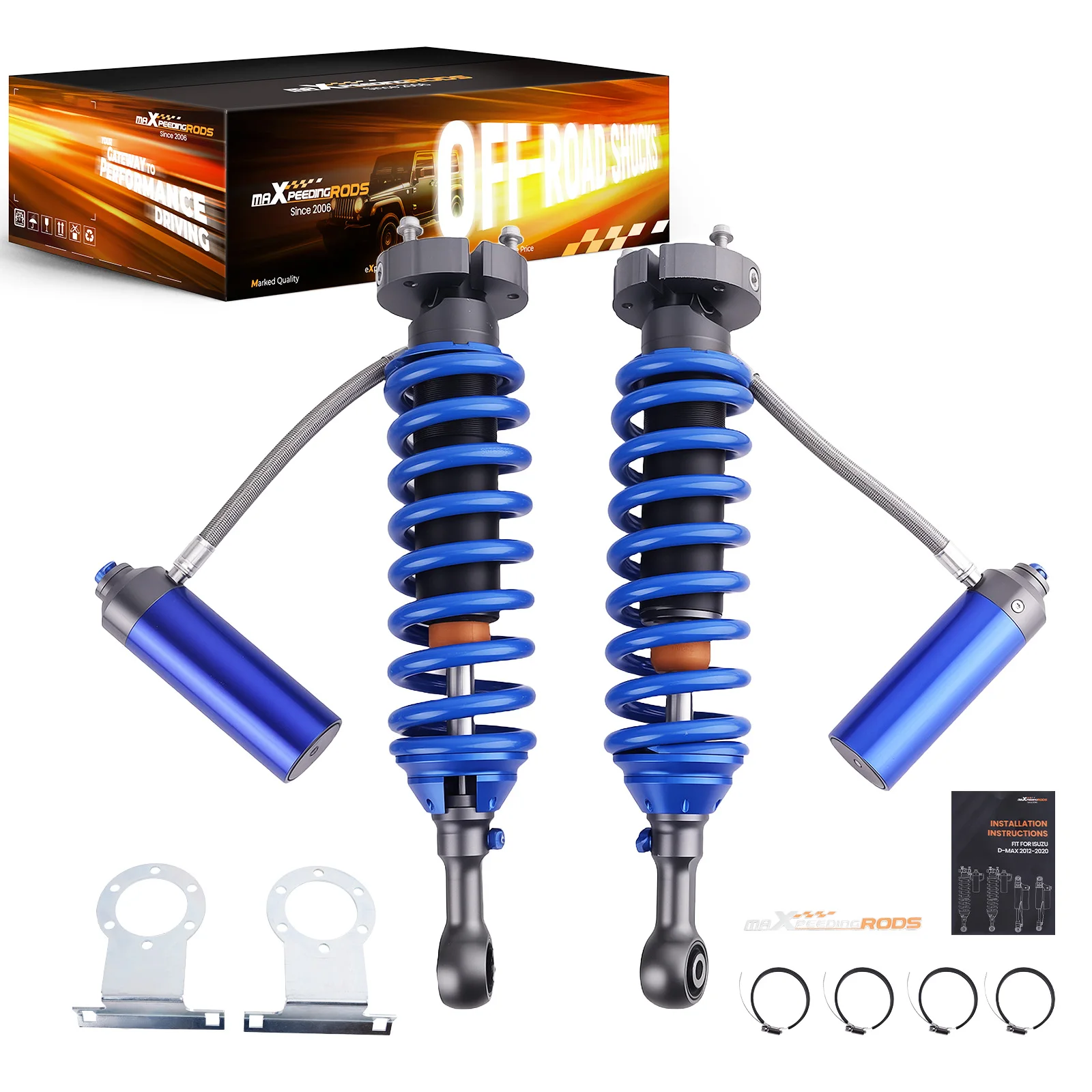New For X3 Series 2-3 Inches Remote-Reservoir Front Off-Road Shocks For Holden Colorado For Isuzu D-MAX 2012-2021 AWD
New For X3 Series 2-3 Inches Remote-Reservoir Front Off-Road Shocks For Holden Colorado For Isuzu D-MAX 2012-2021 AWD