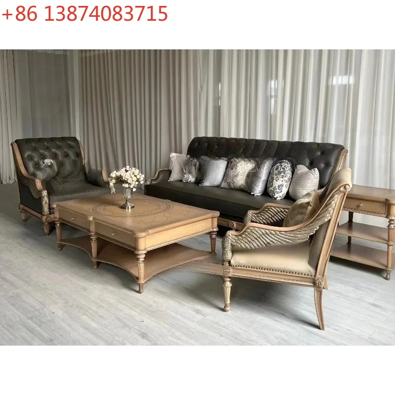 A Solid wood carving flower storage rectangular coffee table French court retro coffee table
A Solid wood carving flower storage rectangular coffee table French court retro coffee table