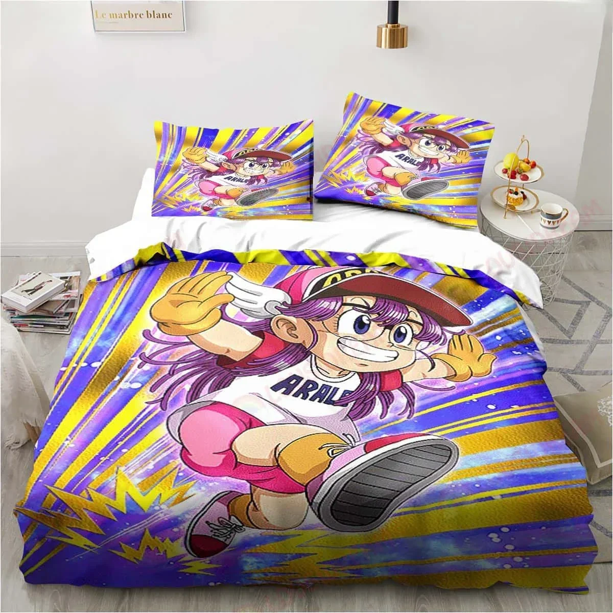 3D Cartoon DR S-Slump Arale 2/3pcs Bedding Set Sheet King Twin Double Child Bedding Set Mircofiber or Polyester Duvet Cover Sets
3D Cartoon DR S-Slump Arale 2/3pcs Bedding Set Sheet King Twin Double Child Bedding Set Mircofiber or Polyester Duvet Cover Sets