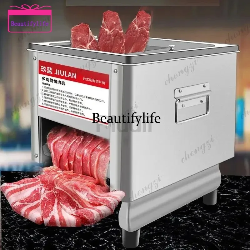 a55 Electric Commercial Meat Slicer Machine Household Automatic Meat Grinder Fish Vegetable Cutter Fillet Shredded Cutter Slice
a55 Electric Commercial Meat Slicer Machine Household Automatic Meat Grinder Fish Vegetable Cutter Fillet Shredded Cutter Slice