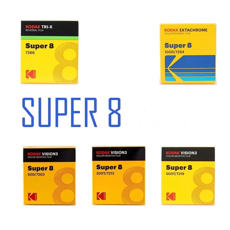 Оригинальная цветная пленка Kodak Super 8 Spot Vision3 2026 года, 1-3 пачки, 50D, 100D, 250D, 200T, 500T, свежая, 16 мм
Оригинальная цветная пленка Kodak Super 8 Spot Vision3 2026 года, 1-3 пачки, 50D, 100D, 250D, 200T, 500T, свежая, 16 мм