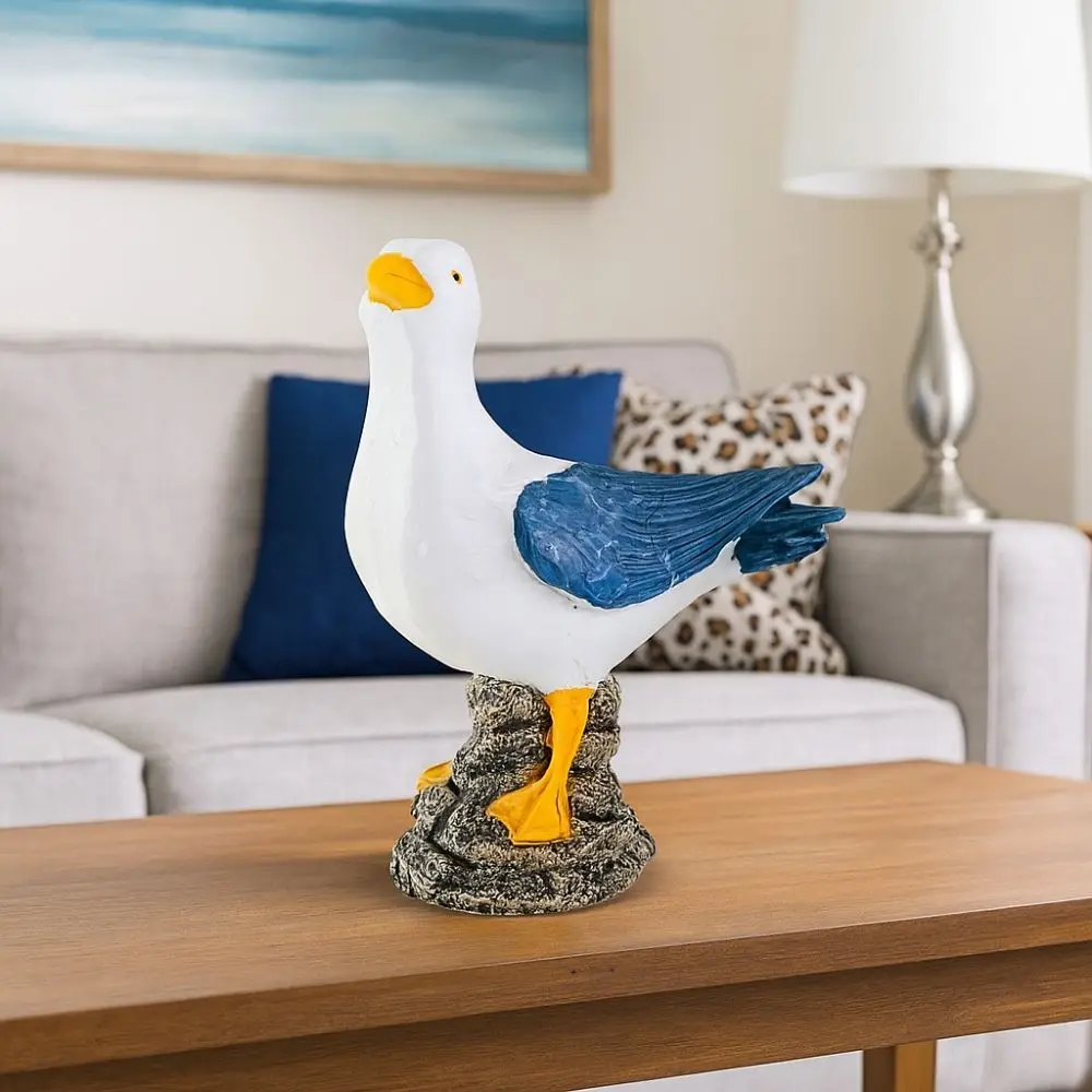Mediterranean Style Resin Seagull Figurine Waterproof Beach Theme Small Seagull Model Fade-Resistant Handmade
Mediterranean Style Resin Seagull Figurine Waterproof Beach Theme Small Seagull Model Fade-Resistant Handmade