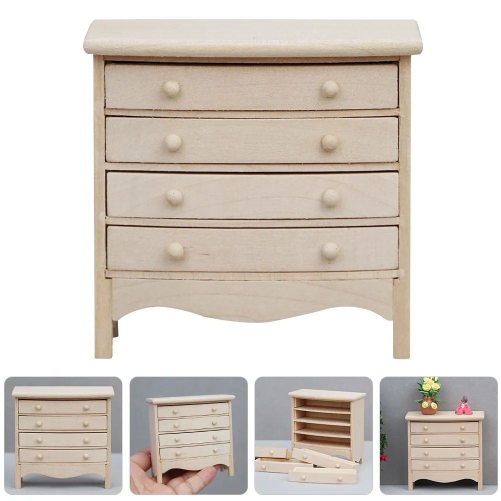 Wooden Miniature Cabinet Mini House Furniture Decorative Tiny Storage Display Cabinet for Miniatures Photo Prop and Home Decor
Wooden Miniature Cabinet Mini House Furniture Decorative Tiny Storage Display Cabinet for Miniatures Photo Prop and Home Decor