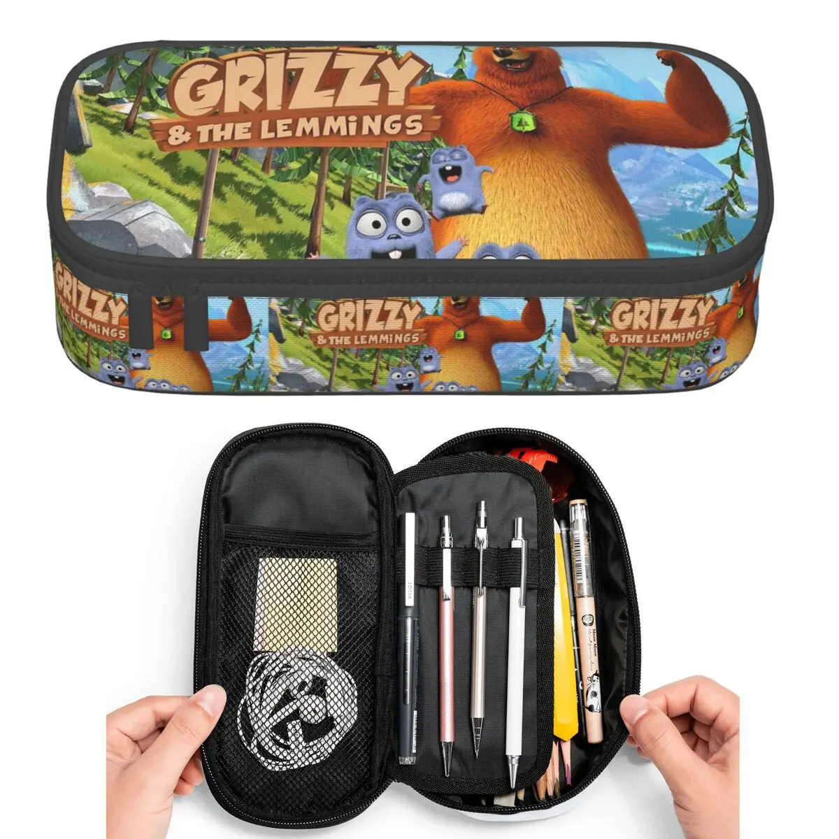 Grizzy Et Les Lemmings Pencil Cases for Student Pen Box Pencil Bag Large Capacity Pencil Pouch Pen Holder
Grizzy Et Les Lemmings Pencil Cases for Student Pen Box Pencil Bag Large Capacity Pencil Pouch Pen Holder