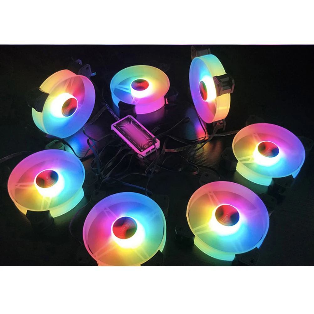 6pcs Adjustable Computer Cooling Fan Quiet RGB Fan PC Case Fan Cooler RGB Cooler Fans for Computer Cooler with Standard Co
6pcs Adjustable Computer Cooling Fan Quiet RGB Fan PC Case Fan Cooler RGB Cooler Fans for Computer Cooler with Standard Co