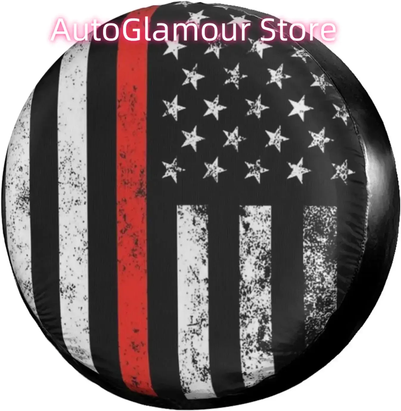 Patriotic Firefighter Thin Red Line Flag Spare Tire Cover Dust-Proof Wheel Tire Cover Fit Trailer, RV, SUV and Many Vehicle
Patriotic Firefighter Thin Red Line Flag Spare Tire Cover Dust-Proof Wheel Tire Cover Fit Trailer, RV, SUV and Many Vehicle